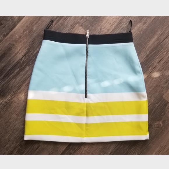 BY JOHNNY STRIPED MINI SKIRT - Picture 3 of 6